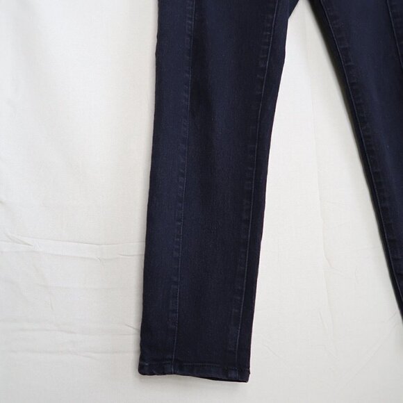 AG Denim Adriano Goldschmied Jeans Jeggings Pull On Black Skinny Ankle Size 12 - Picture 3 of 11